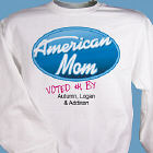 American Mom Personalized Sweatshirt